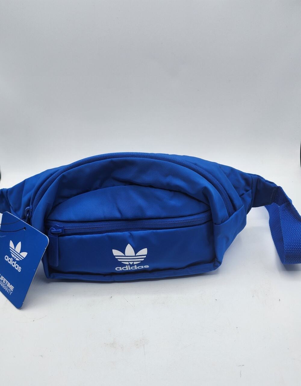 NWT adidas Originals National Waist Pack Blue Fanny Belt Bag Trefoil 5145683